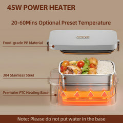 Electric Lunch Box for Men Women Adults,Rechargeable 16000 Mah Battery