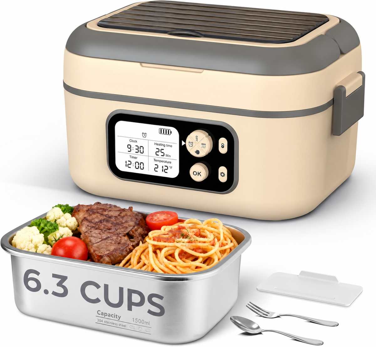 HN ProTime Cordless Heated Lunch Box