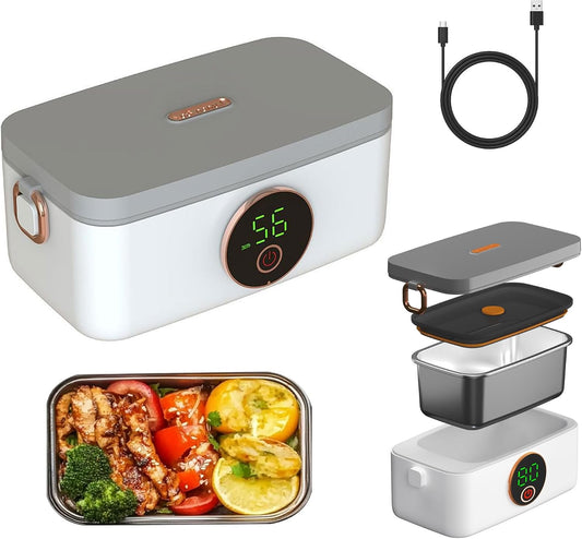 Electric Lunch Box for Men Women Adults,Rechargeable 16000 Mah Battery